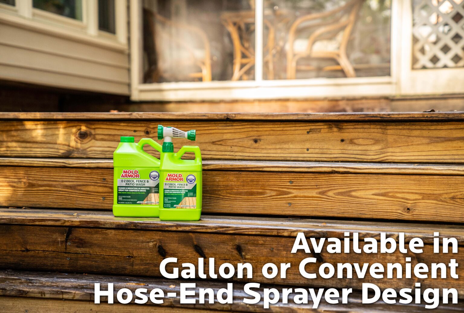 Mold Armor E-Z Deck Wash for Wood Surfaces, Composite Deck & Fence, 1 ...