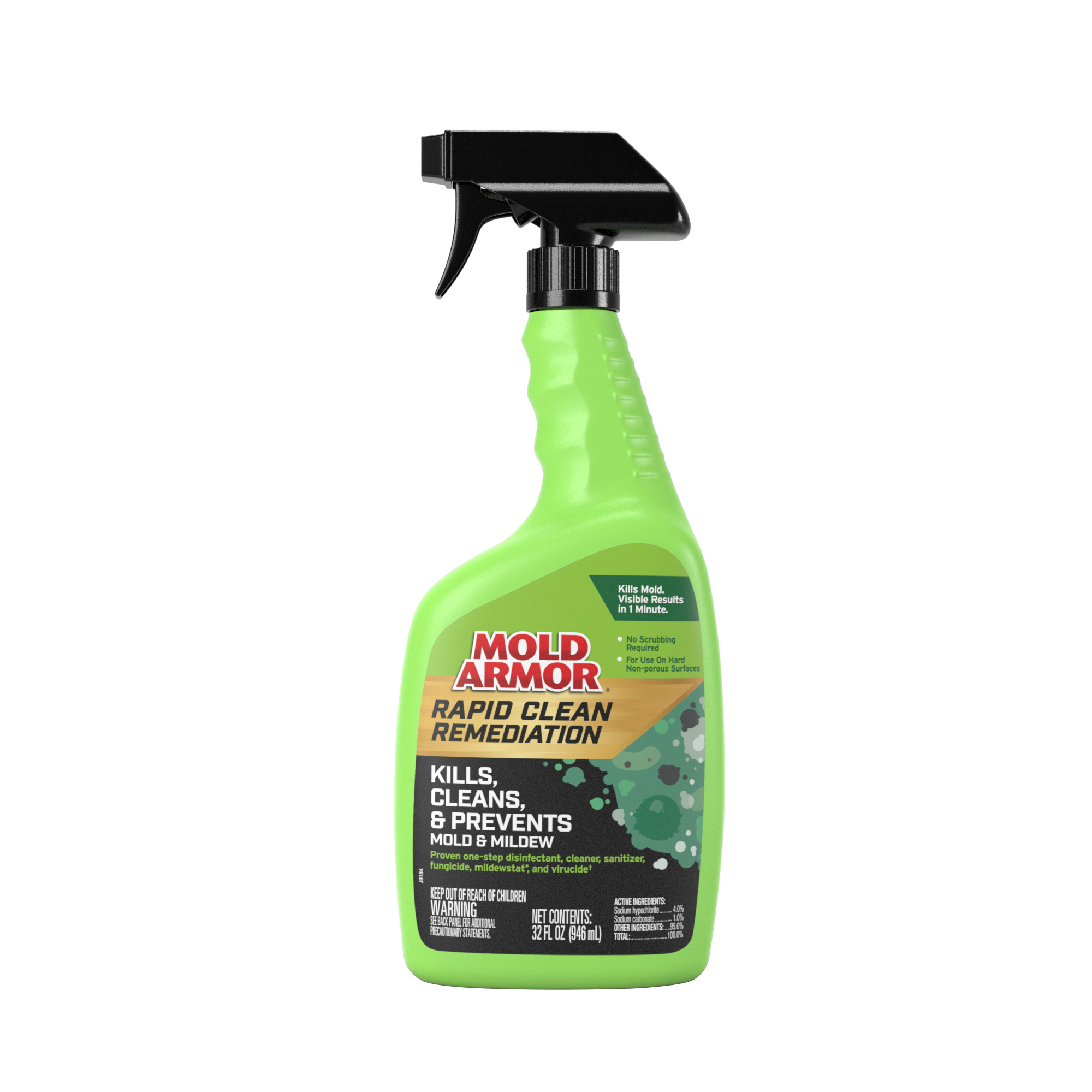 MOLD ARMOR Rapid Clean Remediation - 32oz. Spray Bottle