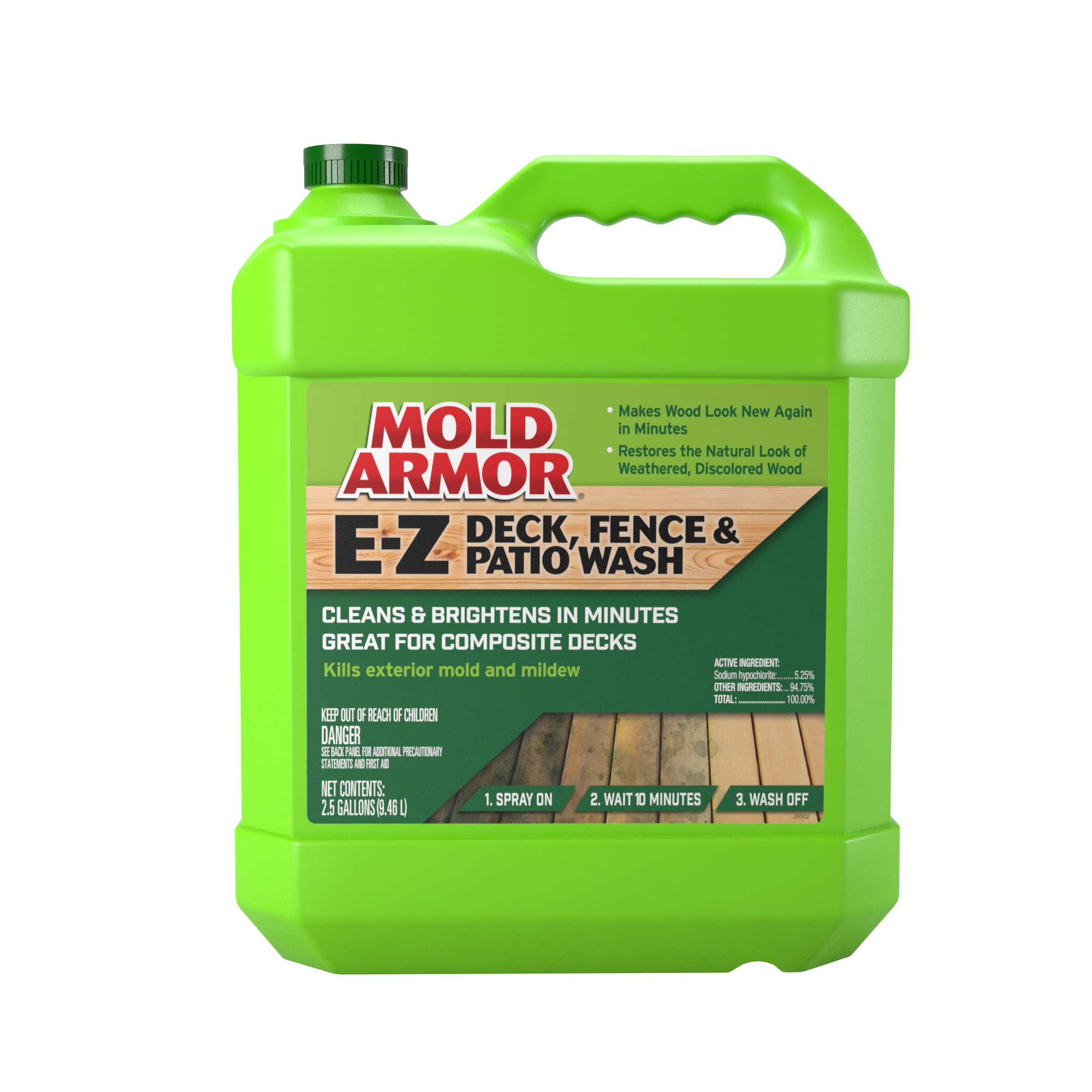 Mold Armor FG51264 64 oz E-Z Deck, Fence & Patio Wash Hose End