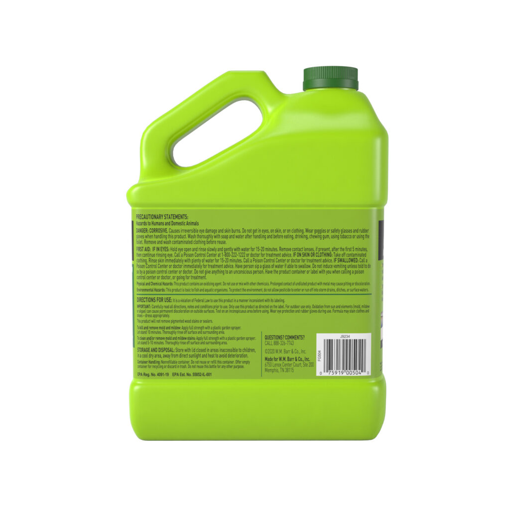 MOLD ARMOR Concrete Sidewalk & Driveway Cleaner, 1 Gallon - Mold Armor