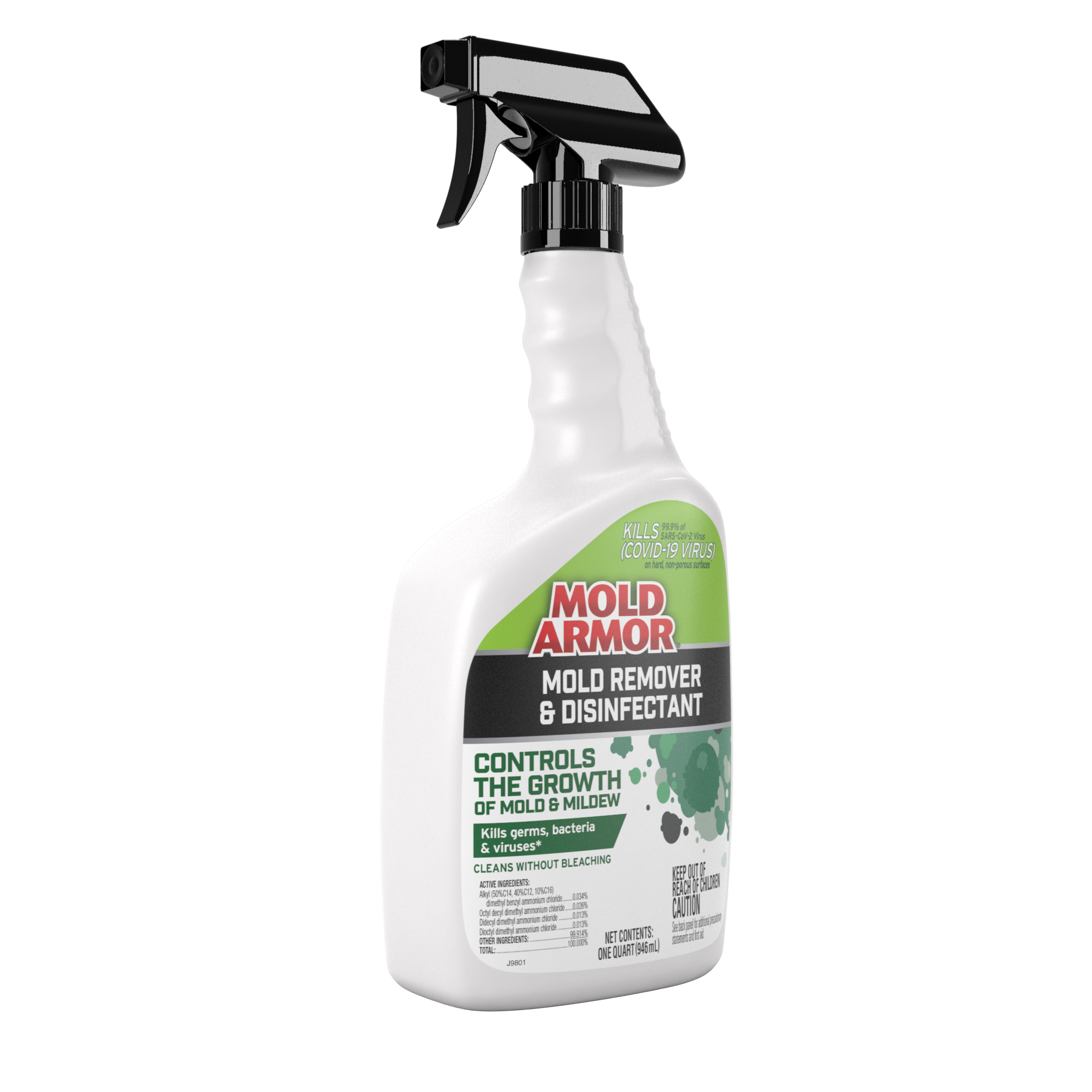Mold Armor 128-fl oz Liquid Mold Remover - Kills, Cleans, and Prevents Mold  and Mildew - One-Step Remediation - Disinfects and Sanitizes Surfaces in  the Mold Removers department at