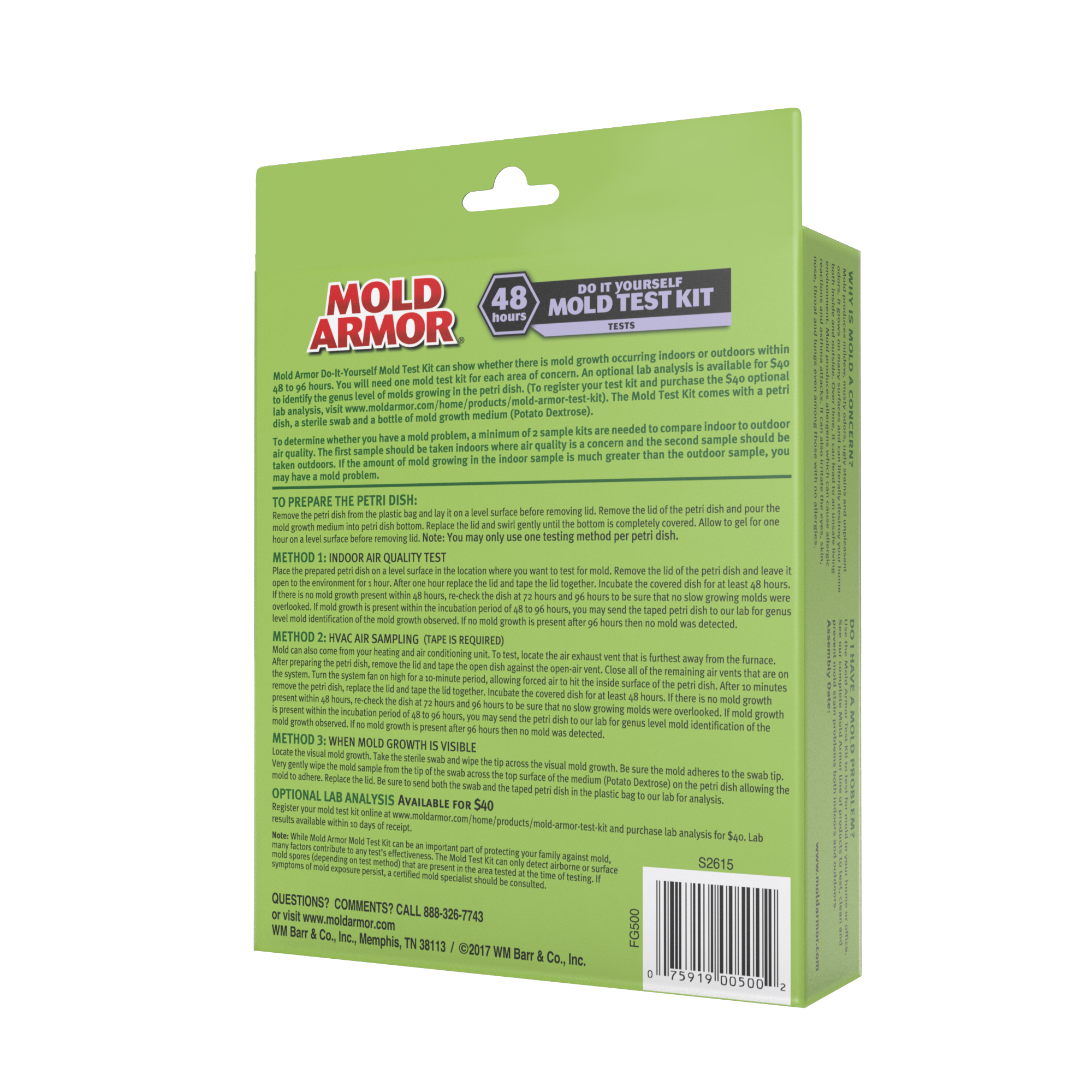 Home Mold Tests 10 Pack Test Your Home for Molds Test HVAC System, Room  Air, & Home Surfaces Optional Lab Analysis 