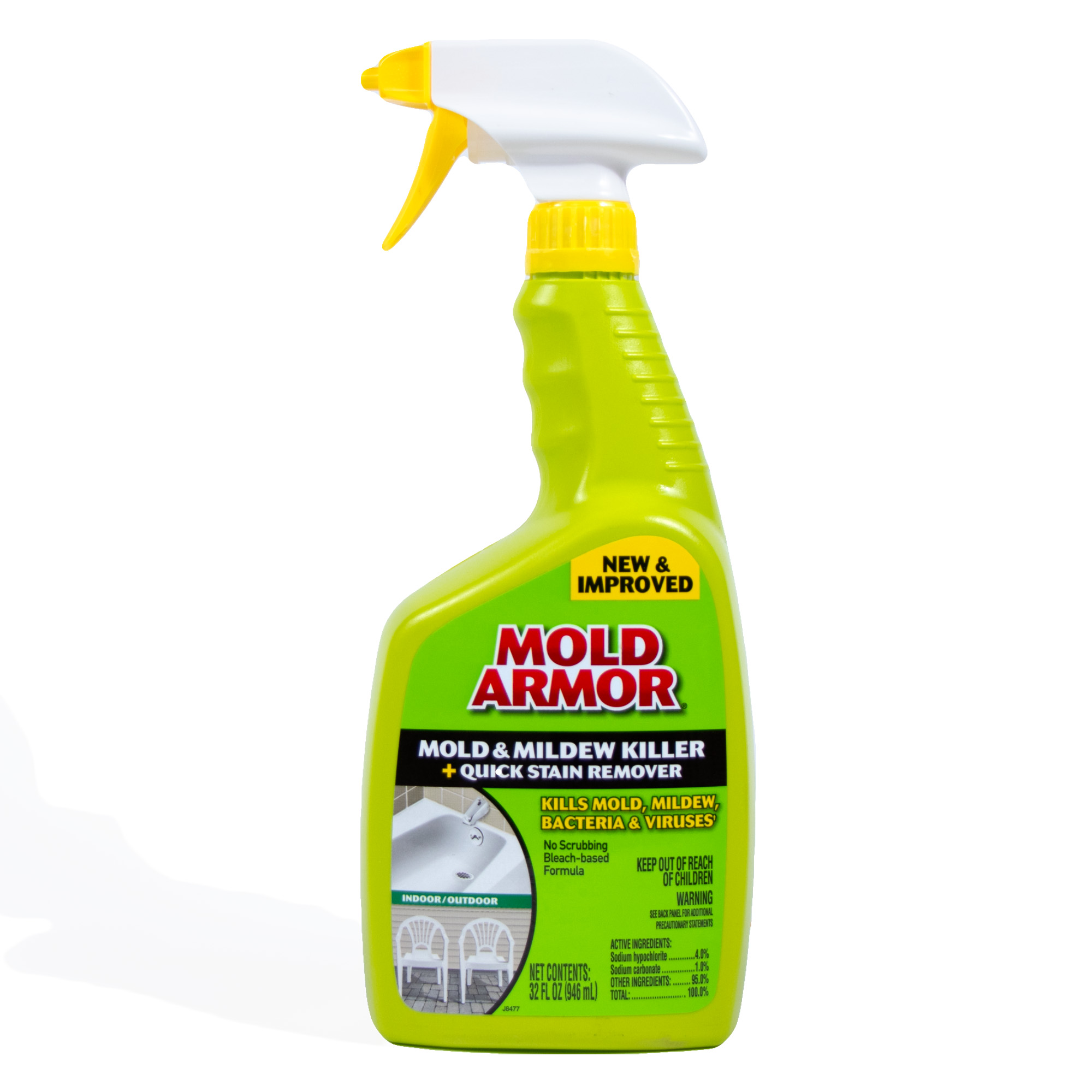 MOLD ARMOR Mold Mildew Killer Quick Stain Remover Mold Armor