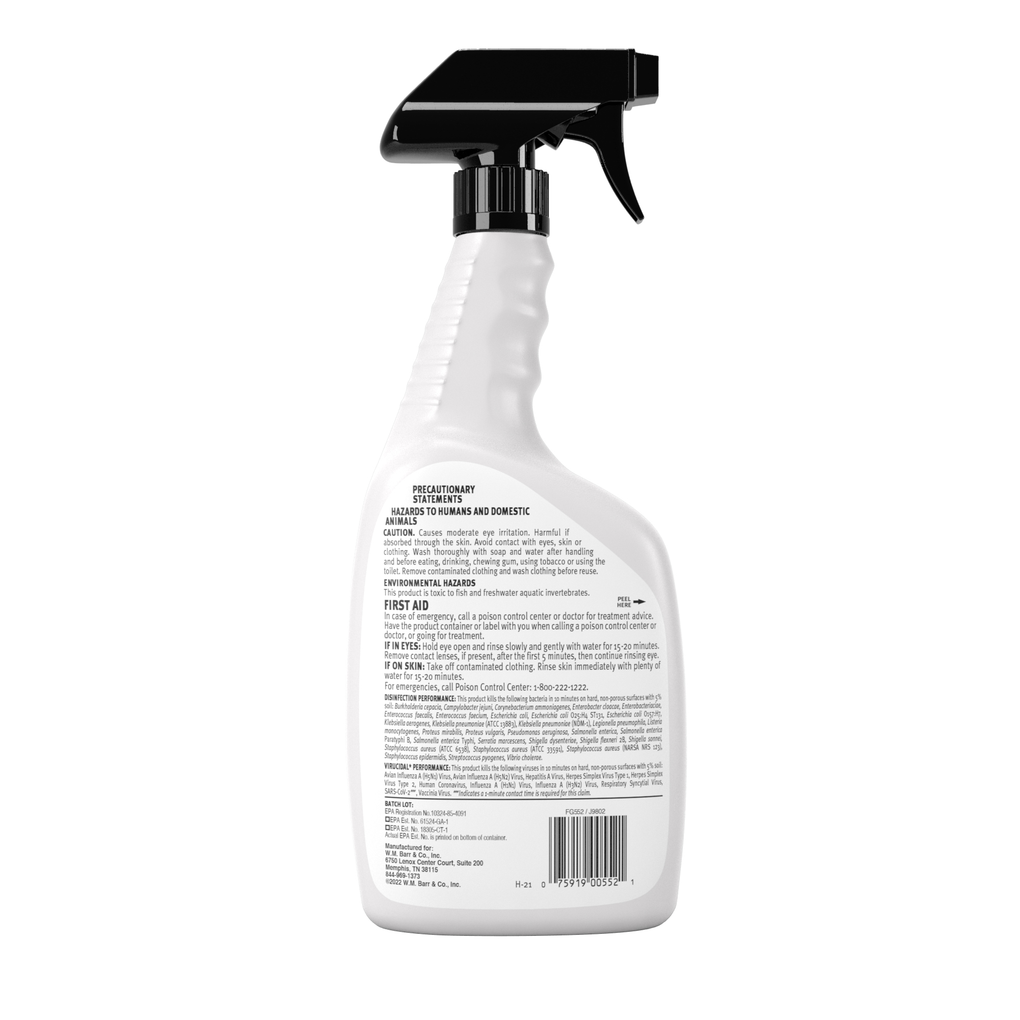 Mold Armor FG552 Mold Remover and Disinfectant, 32 Ounce, Liquid,  Benzaldehyde Organic, Clear: Mold & Mildew Remover (075919005521-1)